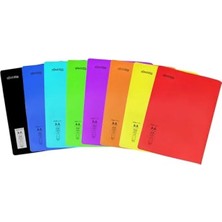 Die Grup Neon Renkli 3'lü A4 Defter Seti - 60 Yaprak