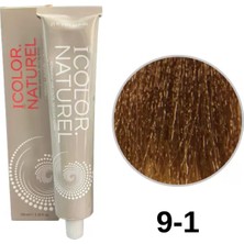 IColor Naturel Icolor Natural Tüp Boya 100ML. 9-1 Küllü Sarı
