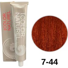 IColor Naturel Icolor Natural Tüp Boya 100ML. 7-44 Yoğun Bakır