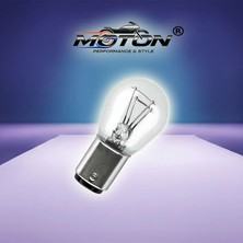 Moton Çift Duy Şaş Tırnak 12V 21/5W 1016 Stop Ampulü