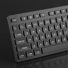 Omrs Store KB102 Sayısal Tuş Takımına Sahip, Sıvı Dökülmelerine Dayanıklı 355 gr Ayarlanabilir Yükseklik 42.9 x 12.8 x 2 cm Win, Mac, Linux ile Uyumlu USB Kablolu Türkçe Q Klavye Siyah