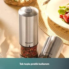 Omrs Store Grindgo 6003H Şarjlı Baharat Değirmen Seti