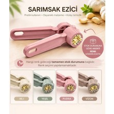 Okyanus Home Sarımsak Ezici  Metal Başlık Ergonomik Saplı Standart Boy Mutfak Aracı