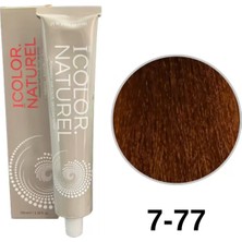 IColor Naturel Icolor Natural Tüp Boya 100ML. 7-77 A.ç. Kahve