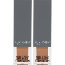 Omrs Store Yaşlanma Karşıtı Vitamin Içeren Nemlendirici SPF15+ Fondöten - Anti Aging Foundation 510 Deep Peach (2 Paketi)