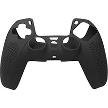 Omrs Store Kaymaz Çizilmeye Dayanıklı Yumuşak Silikon Kılıf Dualsense Koruyucu Kapak Için Ps 5 Ps5 Kablosuz Denetleyici Aksesuarları (Siyah)