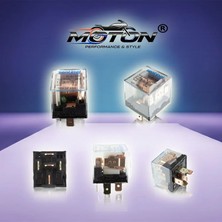 Moton 12V 40A 5 Bacak 87A Mini Röle Şeffaf