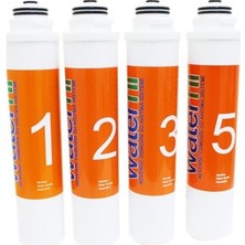 Sulook Oscarwater Tak Çevir Waterlife Su Arıtma Uyumlu 4'lü Usa Filtre Seti
