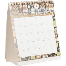 Omrs Store Keskin Akademik Masa Takvimi, Kahve, 17.5X20 cm