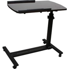 Omrs Store Portatif Ayarlanabilir Yükseklik ve Eğim Ayarlı Tekerlekli Bilgisayar Laptop Sehpası
