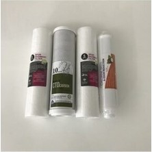 Aqualine Açık Kasa Su Arıtma Filitresi 4 Lü Set -Ihlas-Lifetech Vb Uyumludur