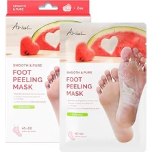 Omrs Store Ariul Smooth & Pure Softening Foot Peeling Mask Sheet 2 Pairs - Çorap Tipi Deri Yumuşatan Ayak Peeling Maskesi 2 Çift