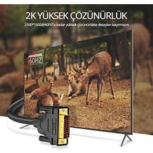 Omrs Store 24+1 DVI Çift Taraflı Görüntü Aktarma Kablosu 8 Metre
