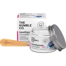 Omrs Store The Humble Co. Co Cam Kavanoz Diş Macunu Çocuklar Için Çilekli (Komple Bakım)