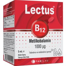 Lectus B12 Metilkobalamin 1000 Mcg Sprey 5 ml