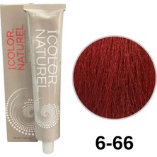 IColor Naturel Icolor Natural Tüp Boya 100ML. 6-66 Kızıl