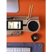 Omrs Store Masaüstü Düzenleyici Kalemlik Organizer Ahşap