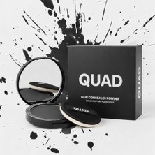 Omrs Store Quad Saç ve Sakal Kapatıcı Dolgunlaştırıcı Pudra, Siyah, 10GR, Doğal Görünüm, Anında Hacim