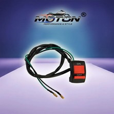 Moton Kumanda Düğmesi Gidon Bağlantılı On/off