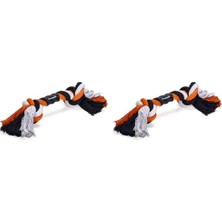 Tech Butiq Köpek Oyuncağı, Diş Ipi, Çift Düğümlü, 30X7,5X6CM, 205GR (2 Paketi)