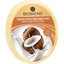 Biobiens Süngerli Sabun 130GR. Hindistan Cevizi