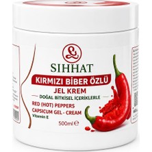 Sıhhat Pharma Kırmızı Biber Özlü Jel Krem 500 ml