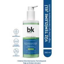 Bk Company Arındırıcı Yüz Temizleme Jeli 200 ml – Tüm Cilt Tipleri İçin, AHA & BHA ile Sivilce ve Akne Karşıtı