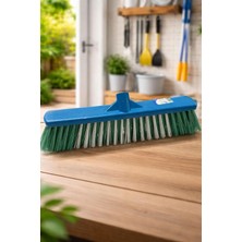 Omrs Store Plastik Sert Çalı Fırçası 40 Cm, Inşaat Artıkları ve Yaprak Süpürme, Geniş Başlıklı Dış Mekan Temizlik Fırçası