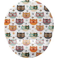 Omrs Store Kedi Desenli Bilek Destekli Mouse Pad