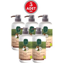 Omrs Store Doğal Hindistan Cevizi Sütlü Şampuan 600 ml x 5 Adet