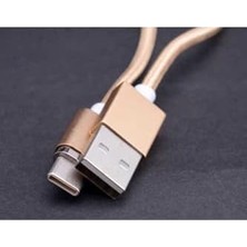 Omrs Store (3259) Gri Gri Type-C Mıknatıslı USB Kablo- ile Uyumlu