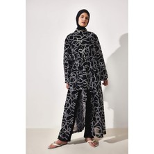 DeFacto Regular Fit Baskılı 3'lü Burkini Mayo G8874AX26SM