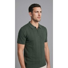 DeFacto Standart Fit Polo Yaka Triko Kısa Kollu Polo Tişört F1945AX26SM
