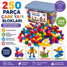 Oyuncak Fabrikası 250 Parça Çark Yapı Blokları Kutulu Eğitici Stem Oyuncak Seti Ofb-Blk-01