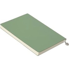 Die Grup Açık Yeşil Esnek Kapaklı 14.8X21 cm Çizgili Defter