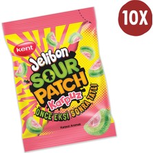 Jelibon Sour Patch Karpuz 160 gr 10'lu Paket Yumuşak Kıvamlı Karpuz Aromalı Şekerleme