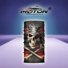 Moton Buff Bandana Boyunluk Maske Korsan Kafatası