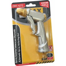 Tech Butiq Dmx Otomatik Sprey Sulama Tabancası, Metal Gövde, Pirinç Bağlantı, Bahçe Sulama, DMX-4272