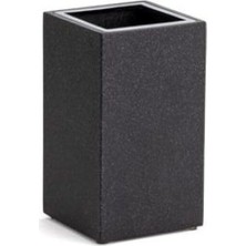 Tech Butiq Diş Fırçalığı Siyah/krom Renk 128X73X73 mm