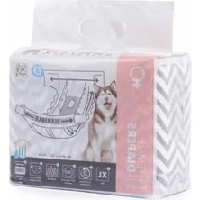 Die Grup Dişi Köpekler Için Xl Beden Külot, 10'lu Paket