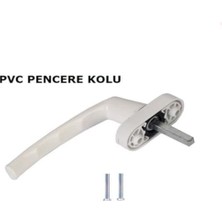 Tech Butiq Pimapen Pvc Pencere ve Kapı Kolu Beyaz 2 Adet