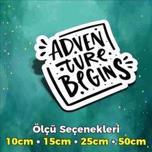 Sb Store Kamp Temalı Sticker Etiket Outdoor Adventure Camping Karavan - Model 81 - 10CM