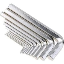 Die Grup Çelik Alyan Anahtar Seti, 9 Parça, 1.5 mm ile 10 mm Arası Boyutlar