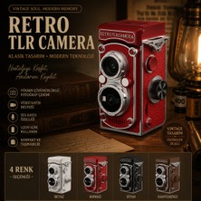 İdragon Idragon LK019 Retro Mini Kamera Dijital Fotoğraf ve Video Kamerası Taşınabilir Nostaljik Tasarım 4 Renk Seçeneği