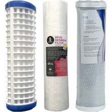 Aquames - Su Arıtma Eco Yıkanabilir Filtreli Ön Filtre Seti