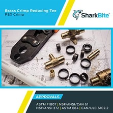 Tech Butiq UC412LFA10 3/10,2 cm x 3/10,2 cm x 1/5,1 cm Pirinç Pex Azaltır Çay 10 Paket