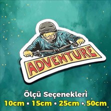 Sb Store Kamp Temalı Sticker Etiket Outdoor Adventure Camping Karavan - Model 85 - 10CM