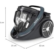 Tech Butiq TW7941 Silence Cyclonic Effitech 2,5 Litre 900 Watt Toz Torbasız Elektrikli Süpürge