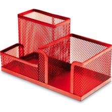 Tech Butiq Mas Desk Organizer, Kırmızı