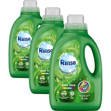 Tech Butiq Rinso Sıvı Çamaşır Deterjanı Komple Bakım Serisi Aloe Renkliler Için 1.5 L (3 Paketi)